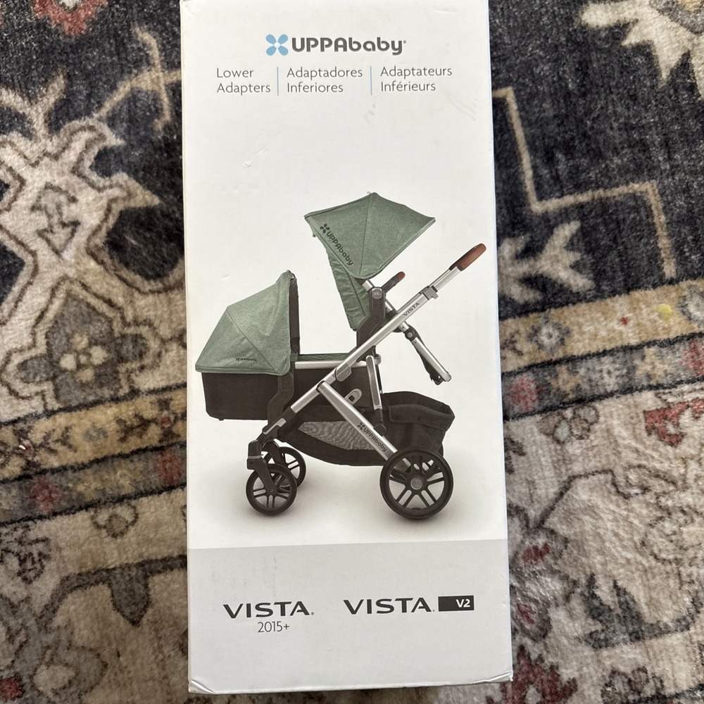 UPPAbaby Lower Adapter for Vista V2 & Vista 2015+ Infant Toddler Stroller